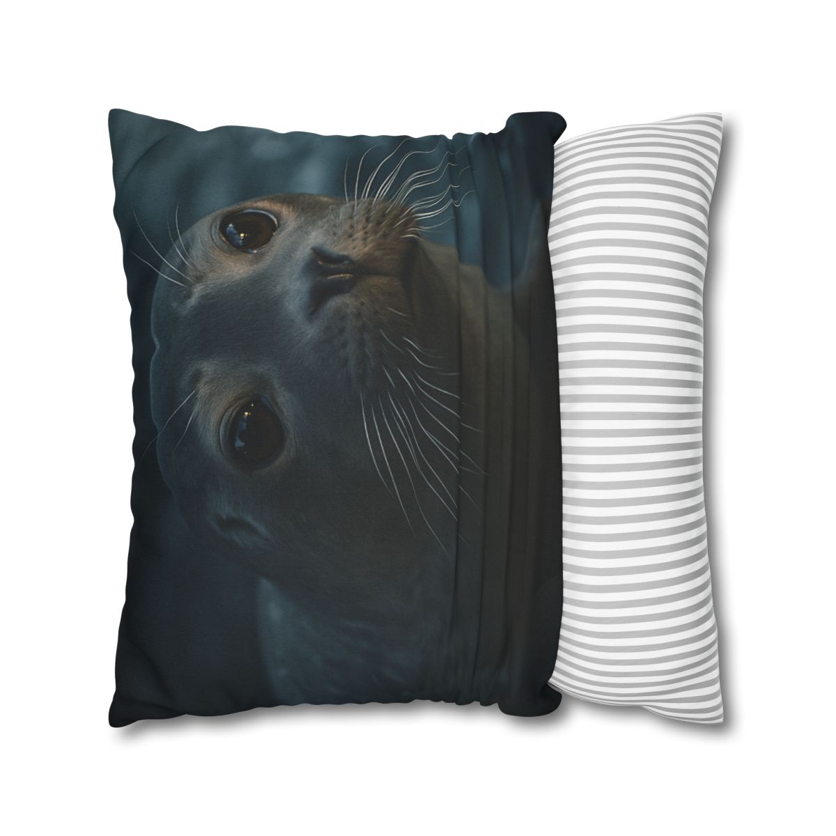 Moonlit Gaze Harbor Seal unique gift pillow cases