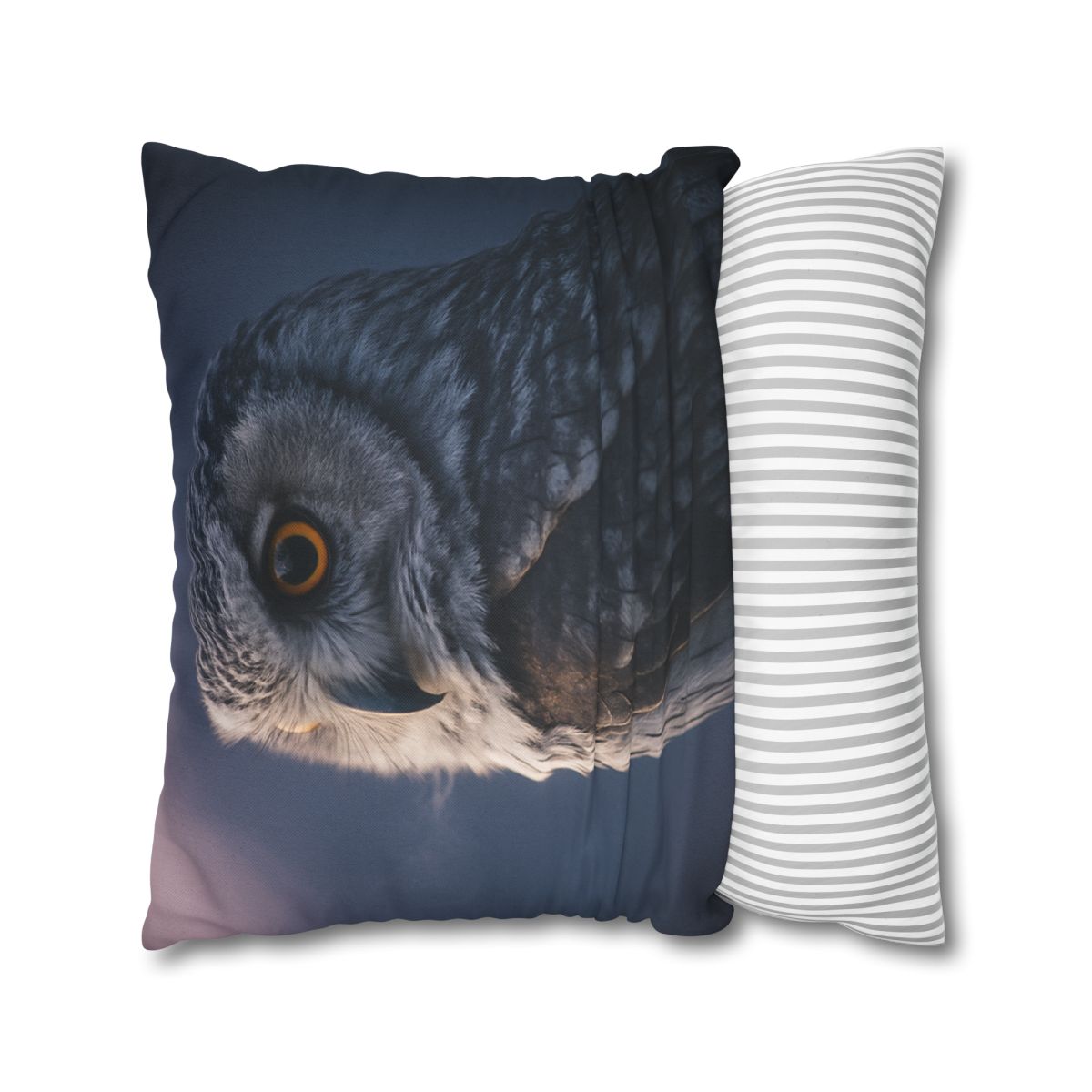 Twilight Watcher Snowy Owl designer print pillow cases