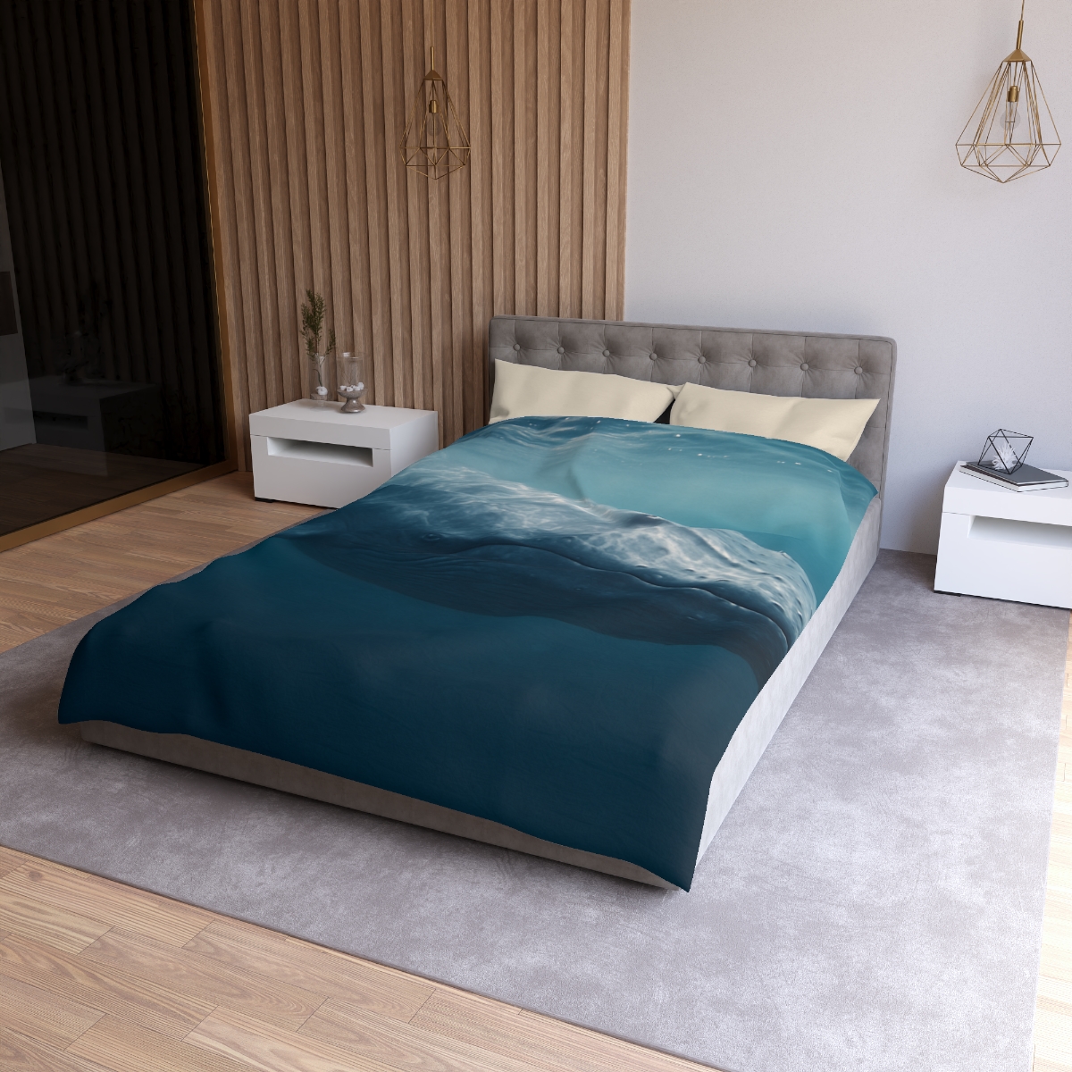 Ocean Song Blue Whale warm winter duvets