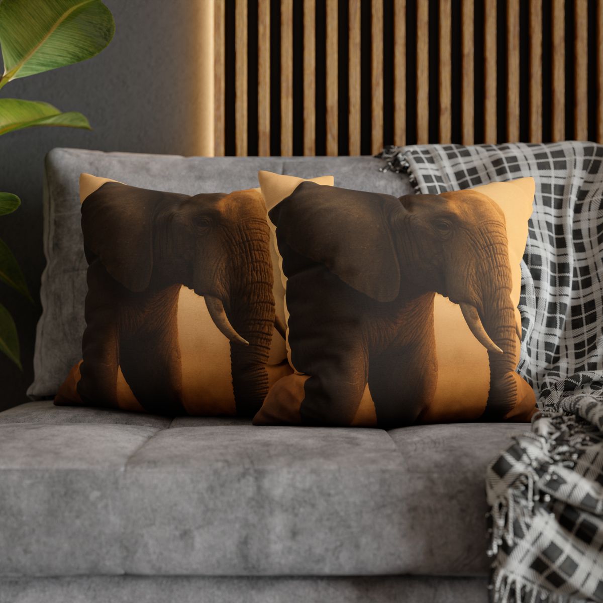Savannah Sentinel Elephant unique gift pillow cases