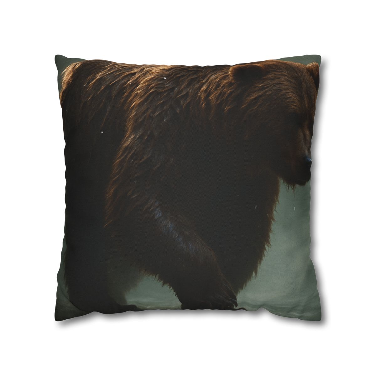 River King Grizzly Bear personalized pillow covers
