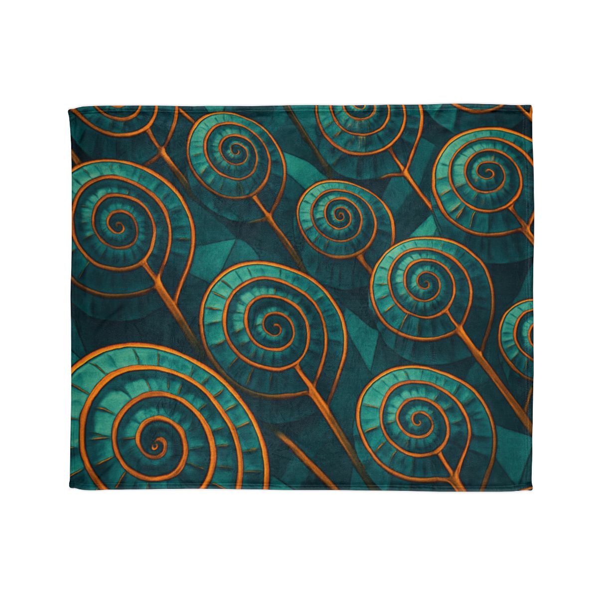 Spiral Seed Pod Matrix decorative home blankets