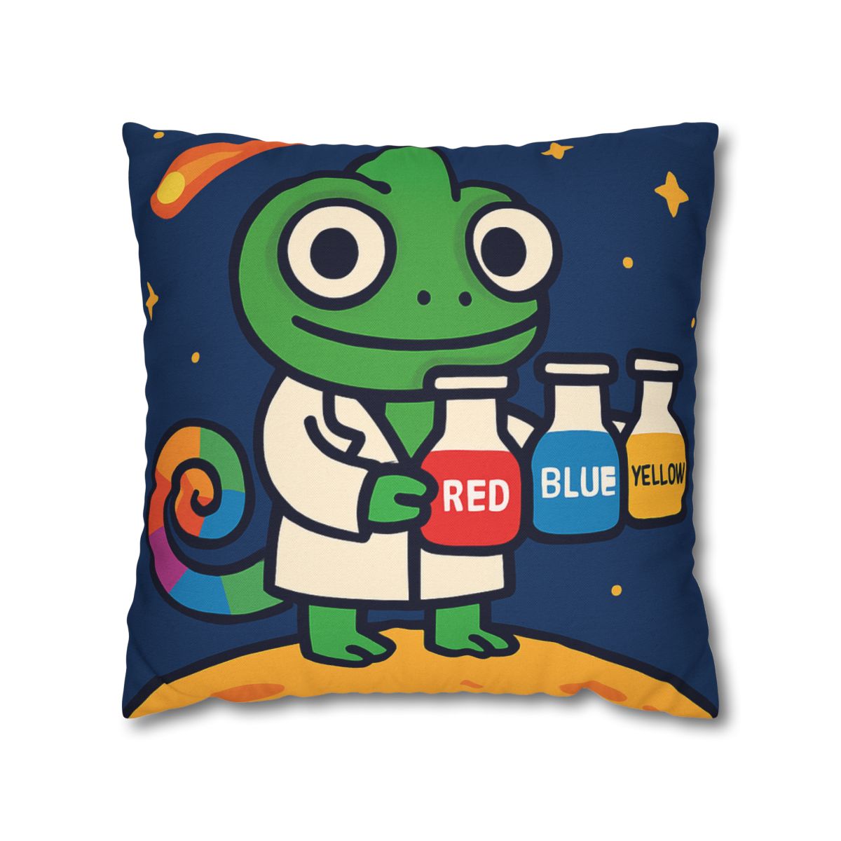 Comet Chameleon Color Lab stylish decorative pillowcases
