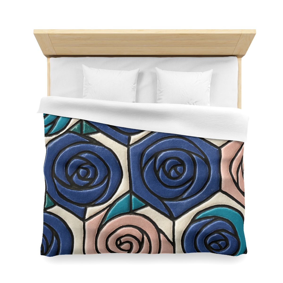 Bud Spiral Mosaic Tiles trendy bedroom duvets