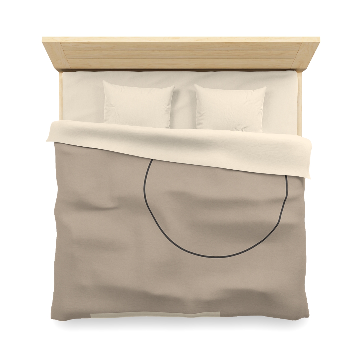 Floating Ring Alignment designer printed duvets