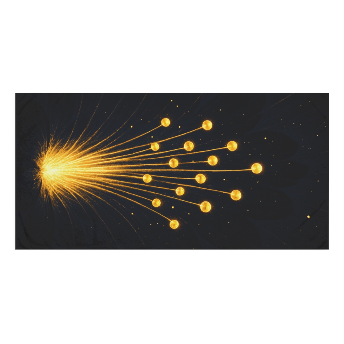 Starlit Stamen Burst unique gift towels
