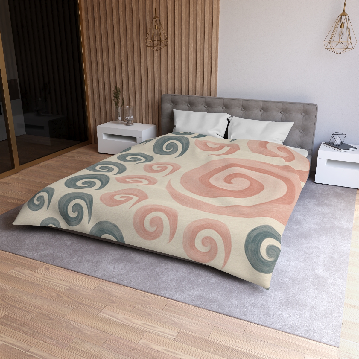 Curling Bud Spiral warm winter duvets