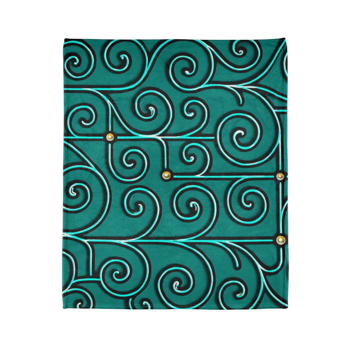 Tendril Circuit Lattice decorative home blankets