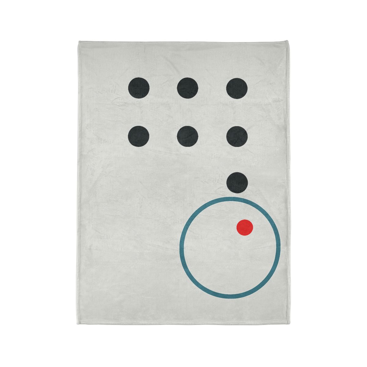 Broken Grid With One Orbit Ring warm winter blankets