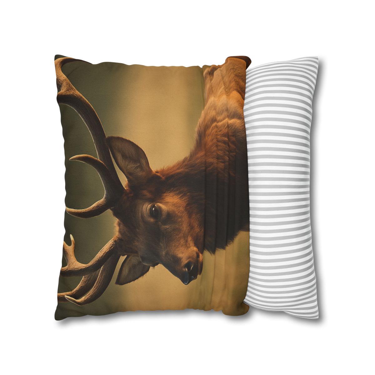 Antler Crown Mountain Elk soft cotton pillow cases