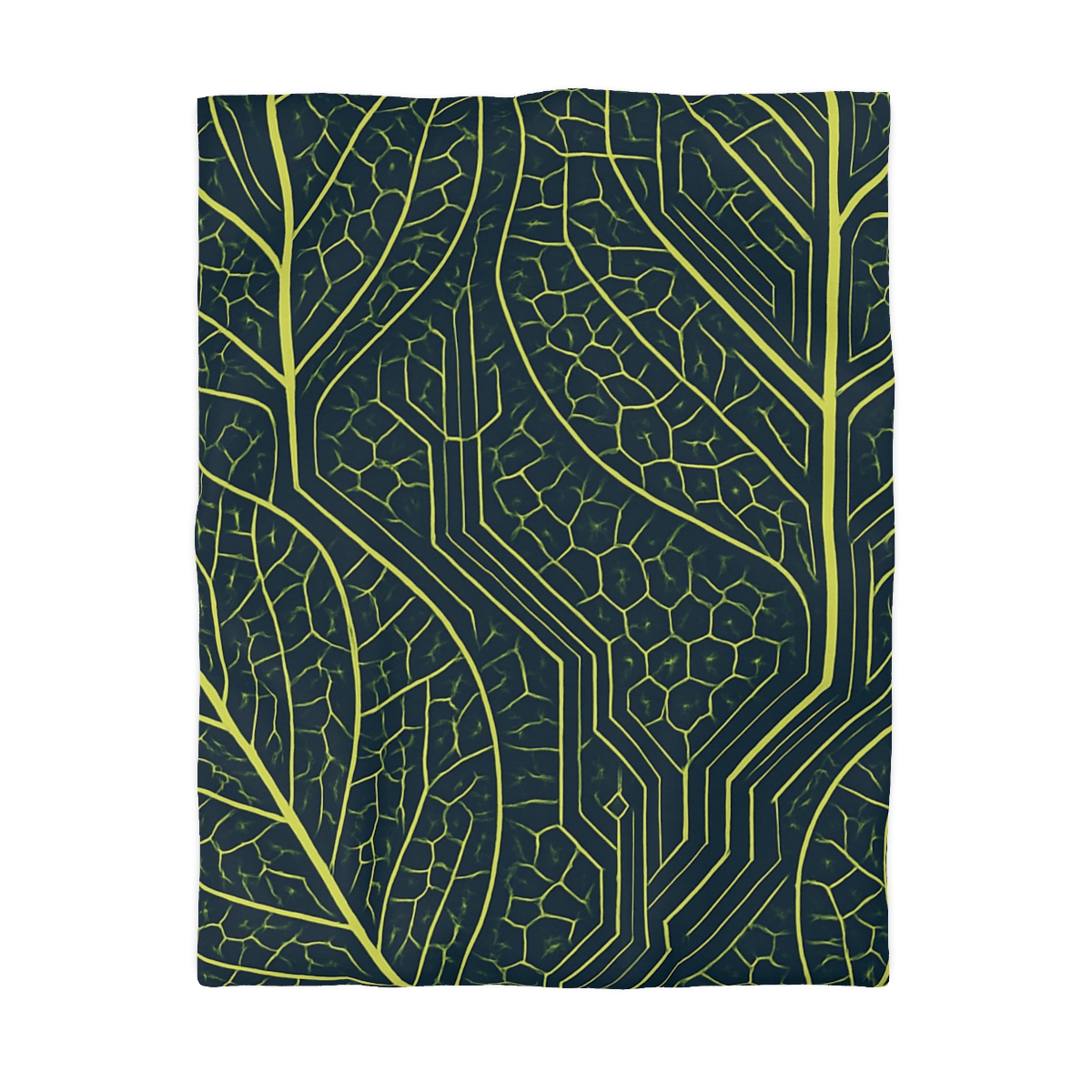 Leaf Vein Circuit Mosaic warm winter duvets