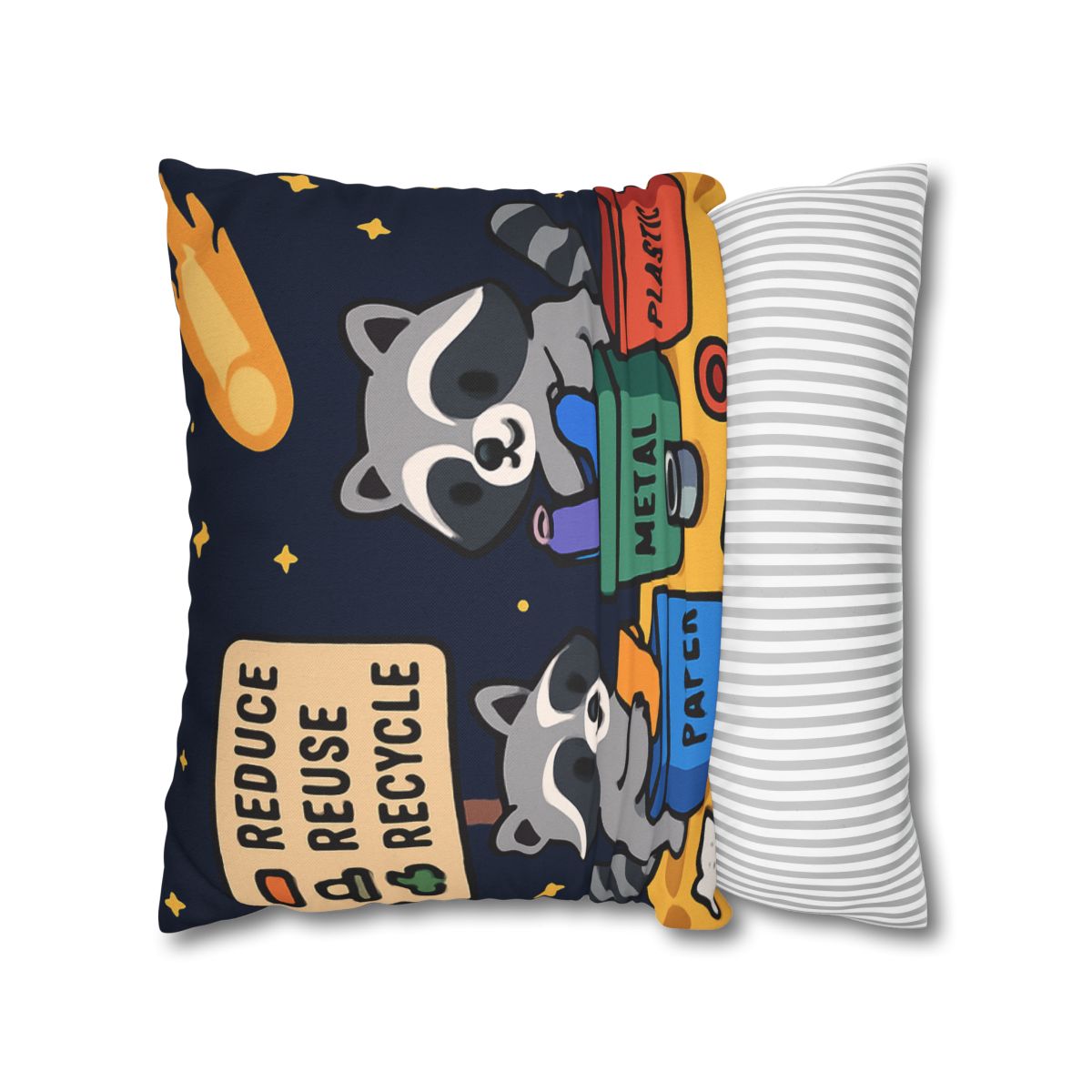 Comet Tail Recycling Rangers trendy patterned pillow cases