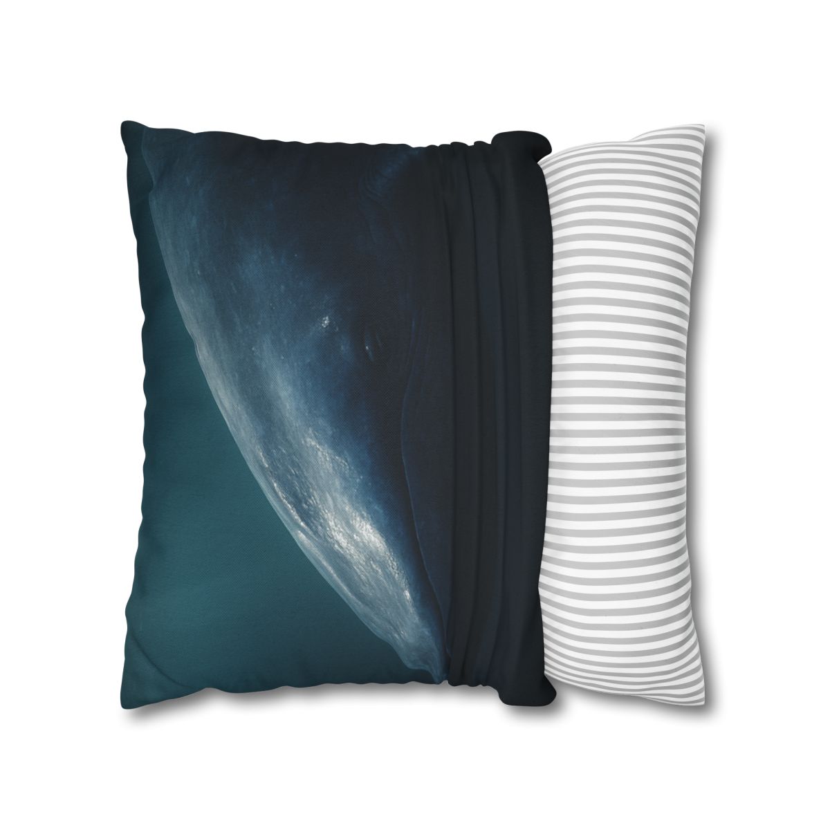 Ocean Song Blue Whale personalized pillow covers