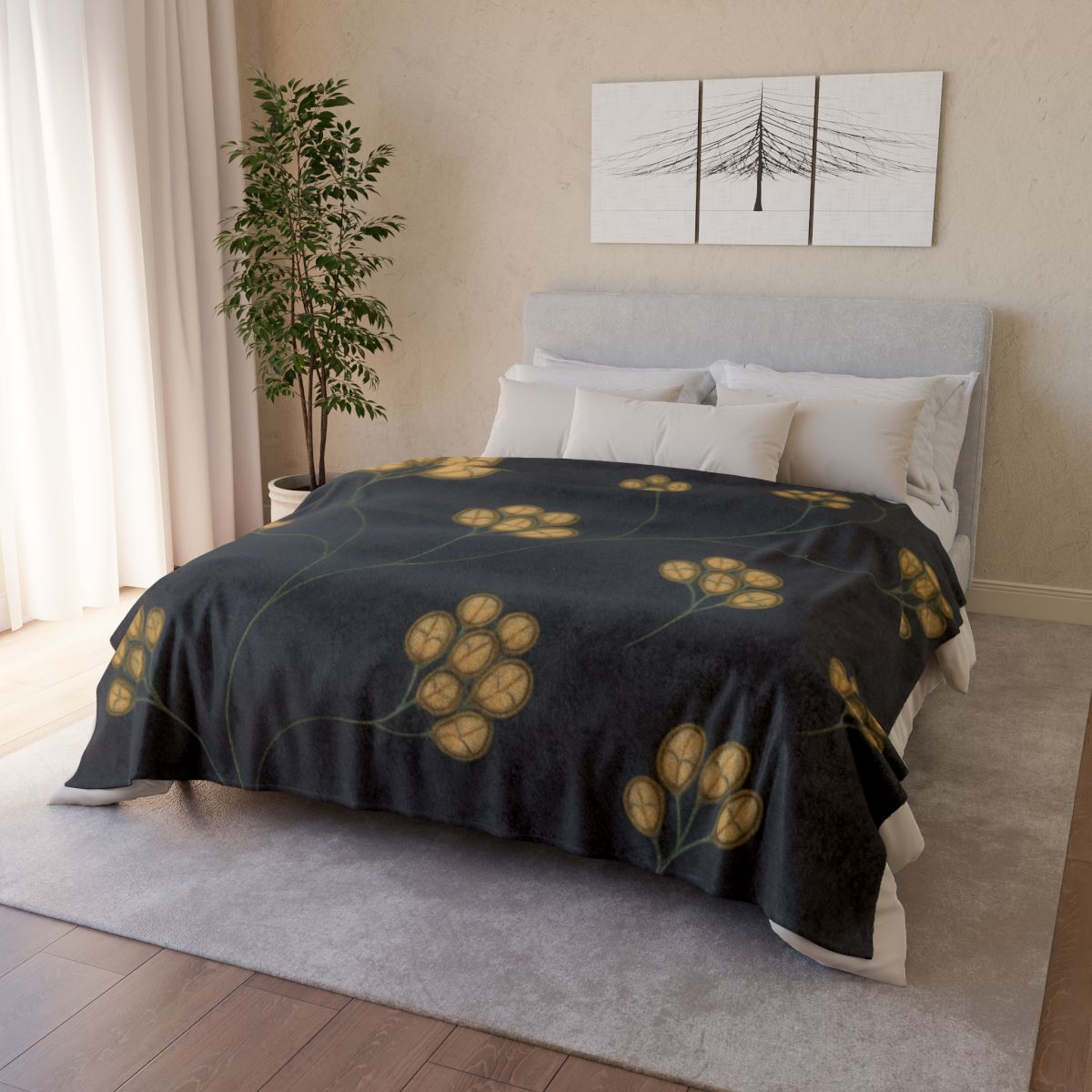 Seed Chamber Constellation decorative home blankets