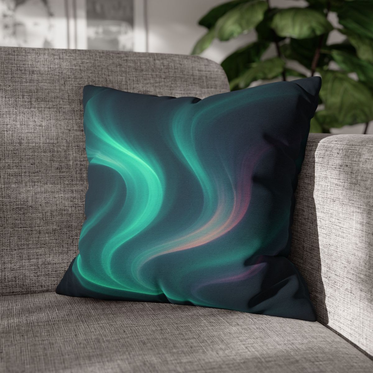 Aurora Spectrum Drift soft cotton pillow cases