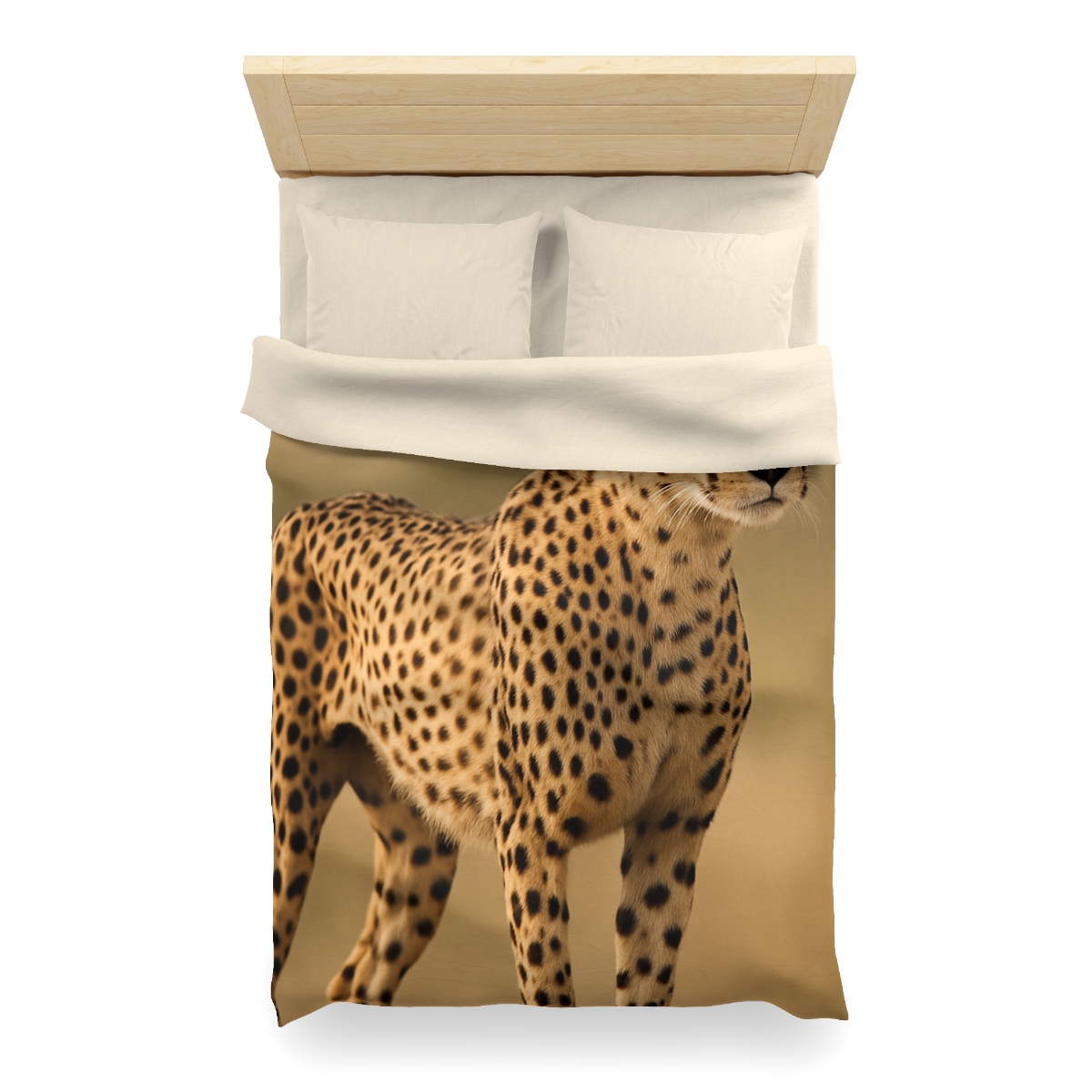Wind Trace Cheetah personalized bedding duvets