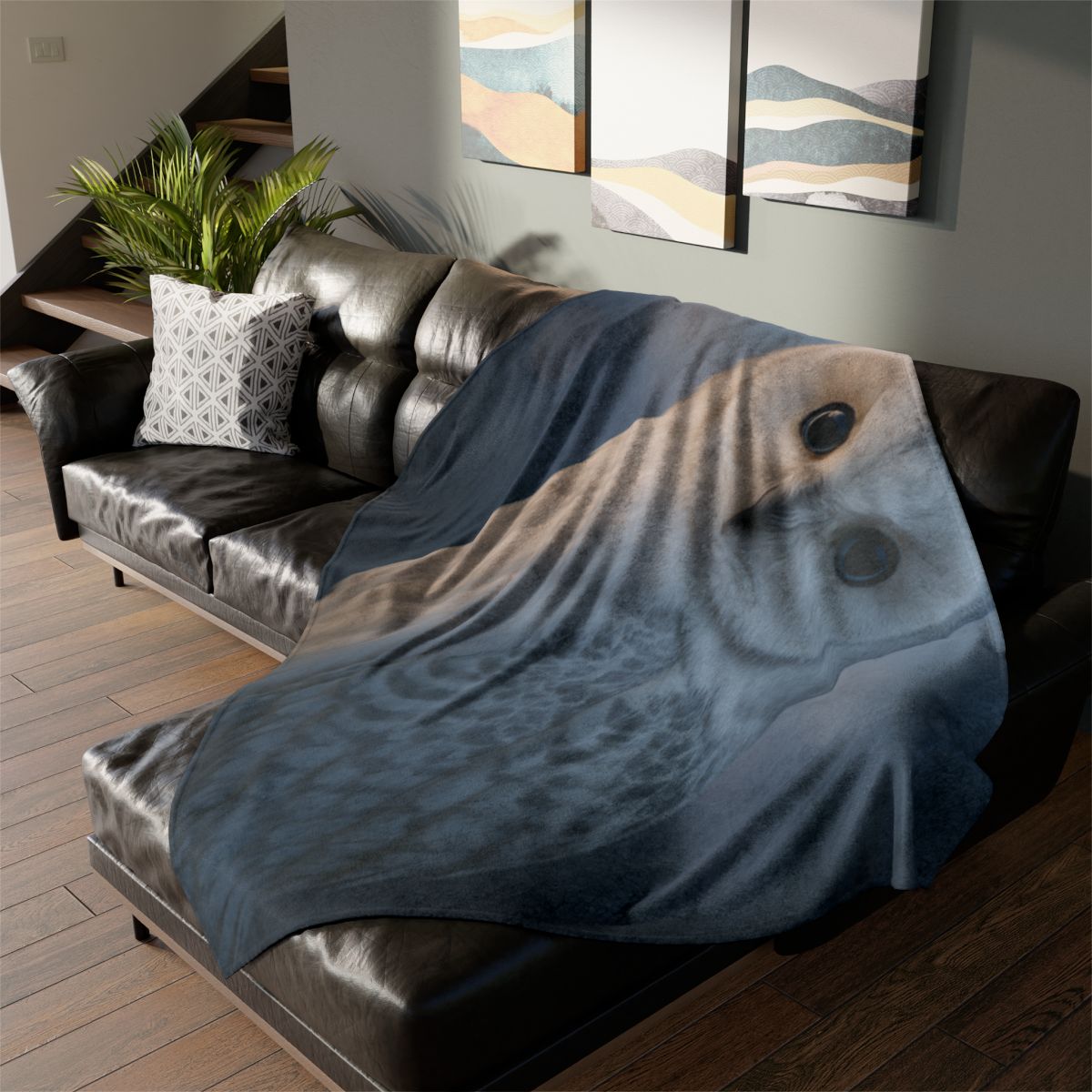 Twilight Watcher Snowy Owl unique gift blankets