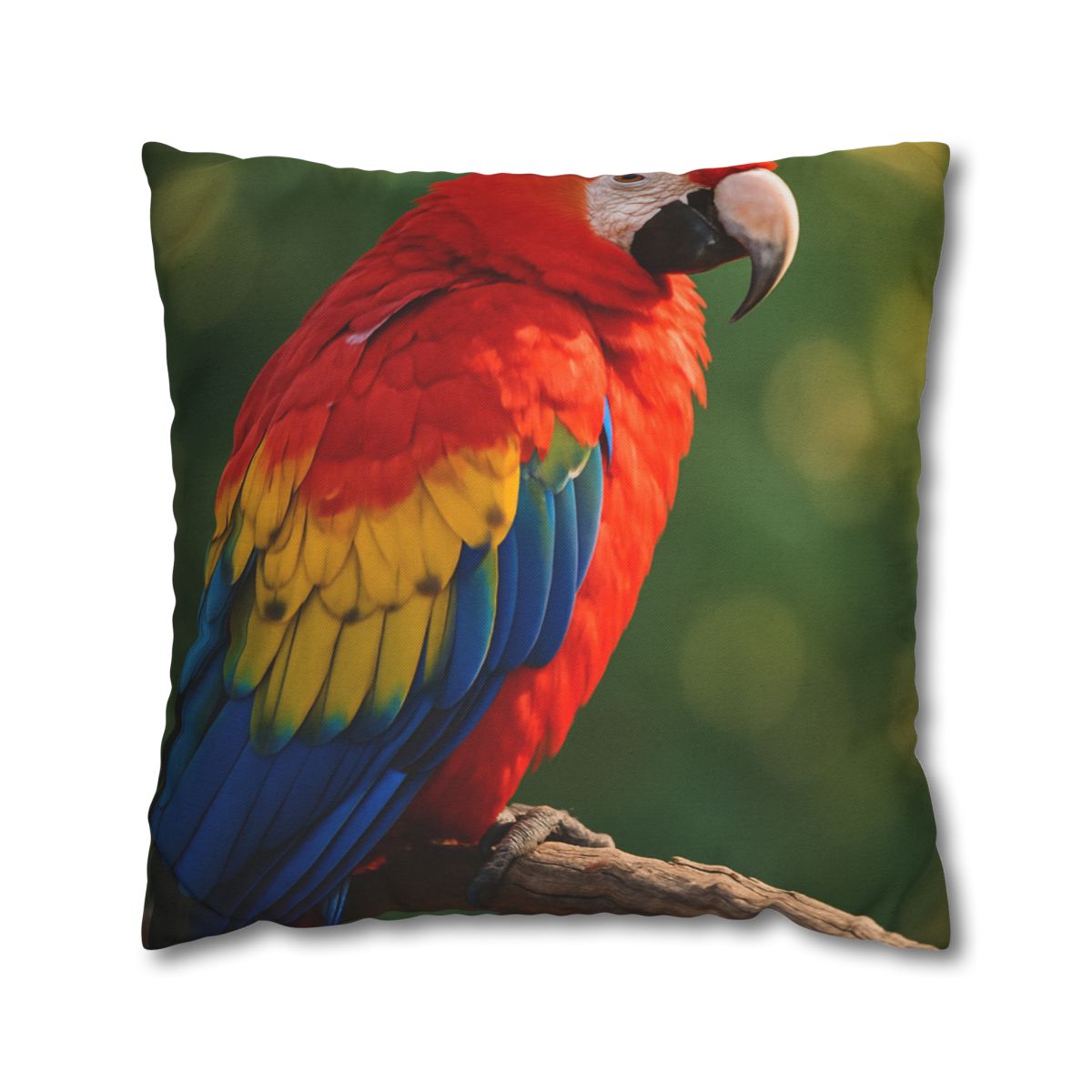 Prism Song Scarlet Macaw designer print pillow cases