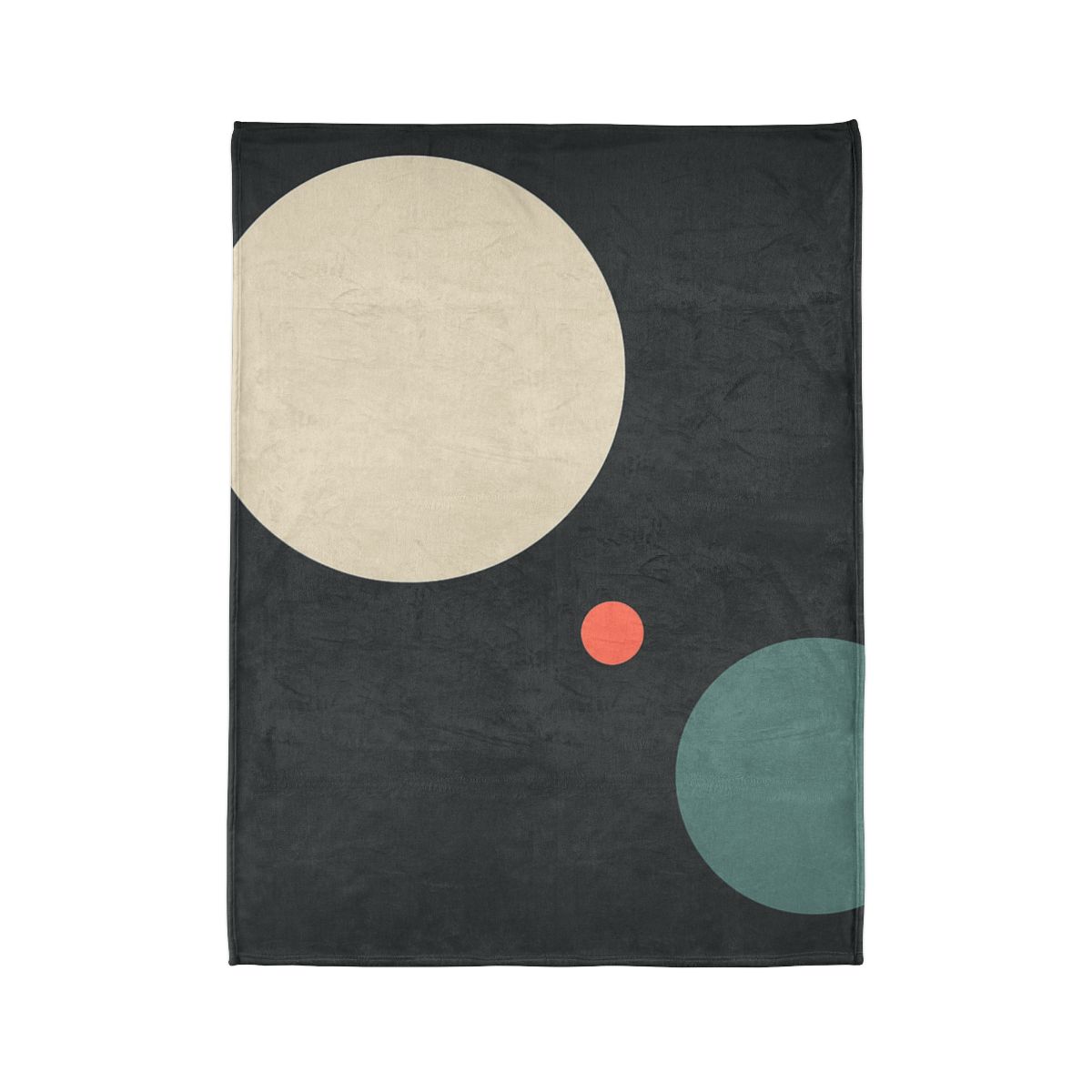 Quiet Orbit Of Three Circles designer printed blankets