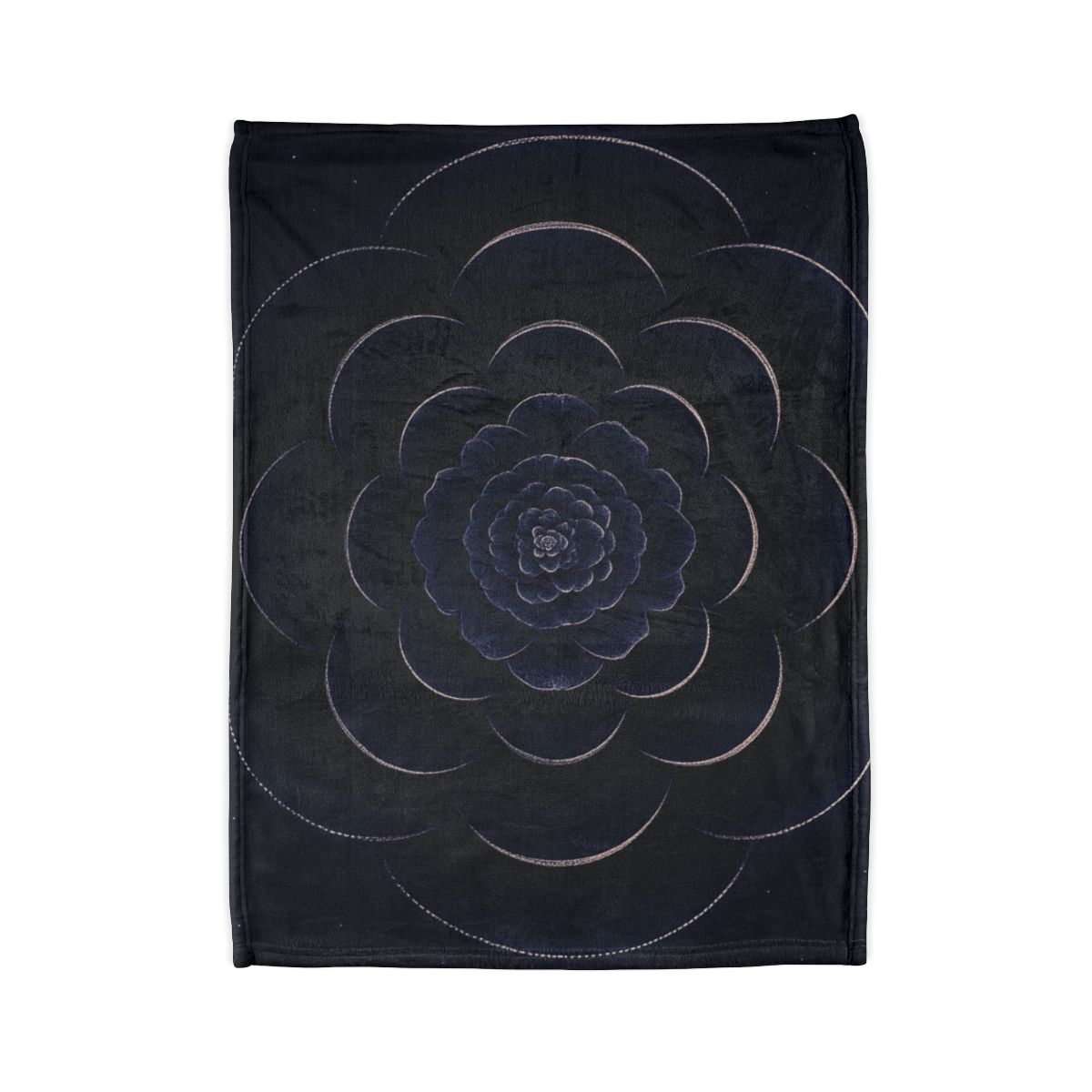 Petal Eclipse Rosette designer printed blankets