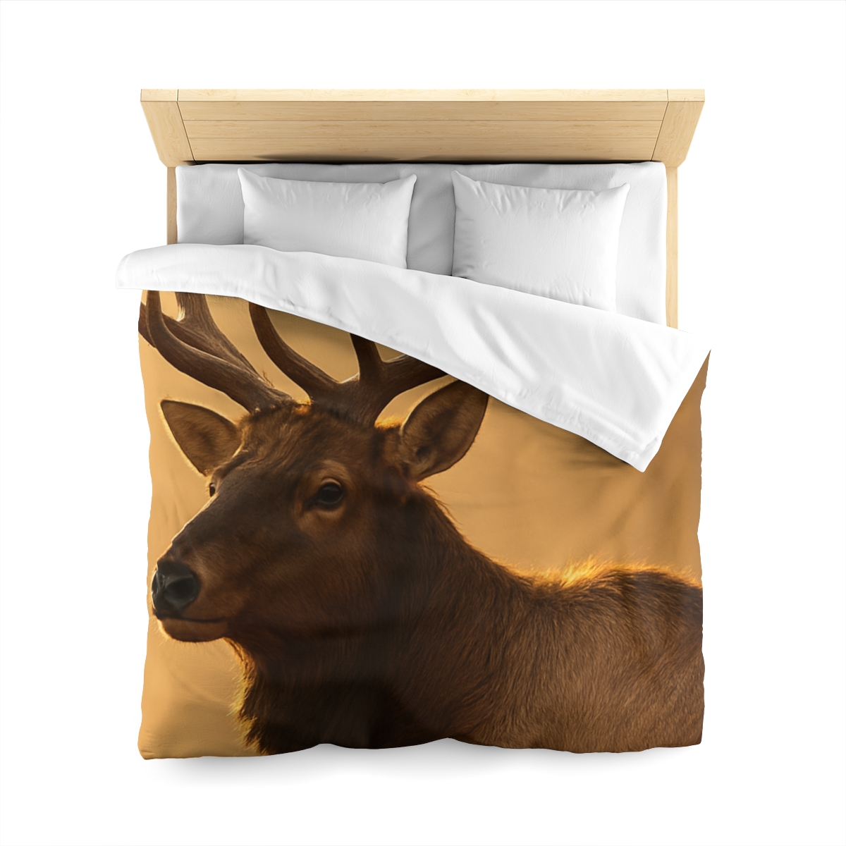 Antler Crown Mountain Elk personalized bedding duvets