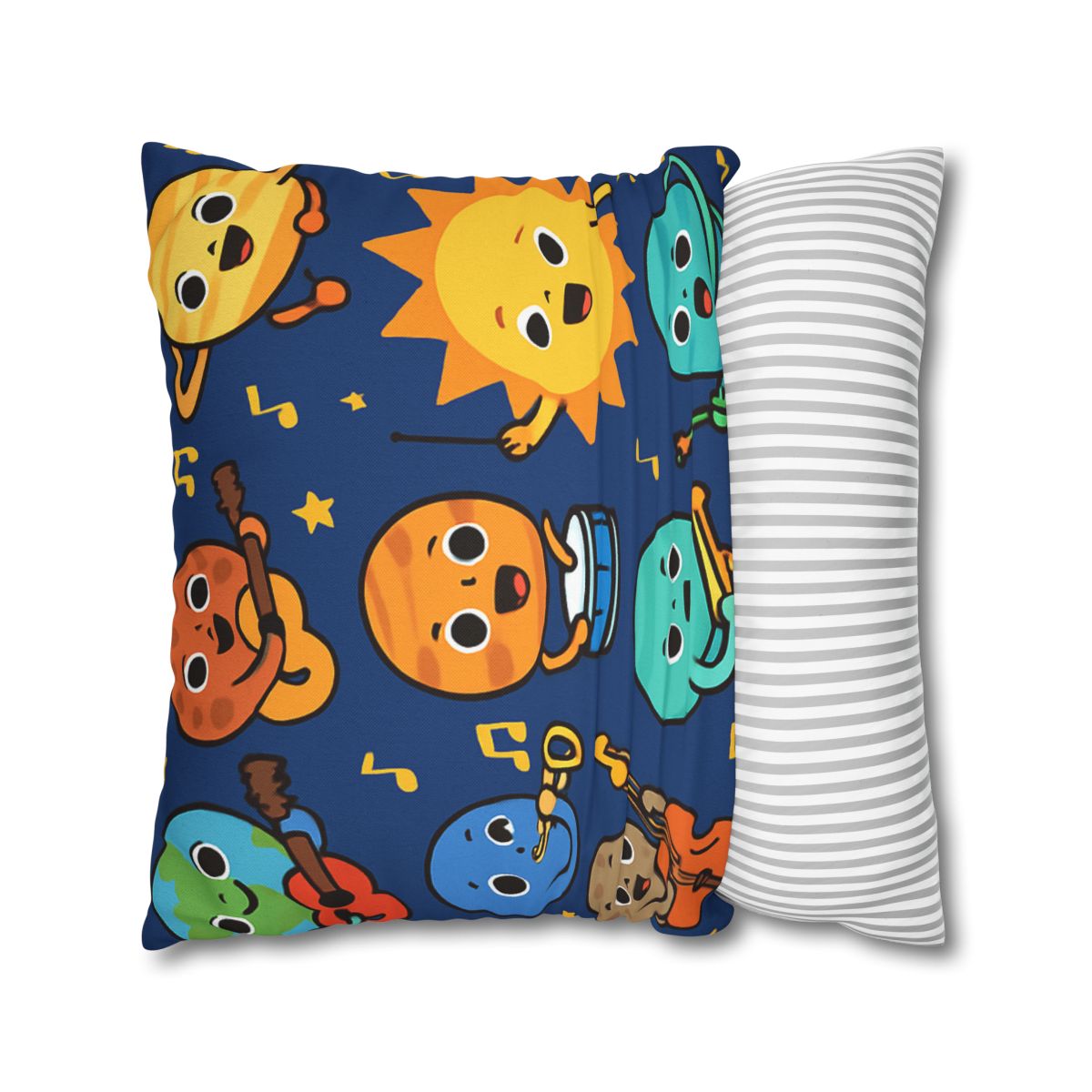 Planetary Music Band designer print pillow cases