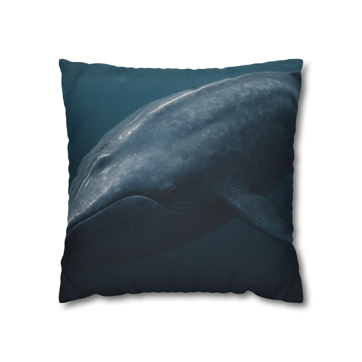 Silent Giant Blue Whale soft cotton pillow cases