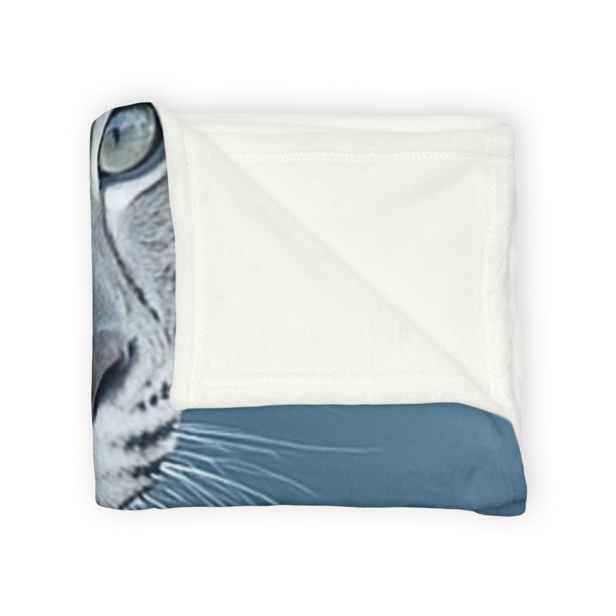 Cloud Cliff Snow Leopard soft fleece blankets