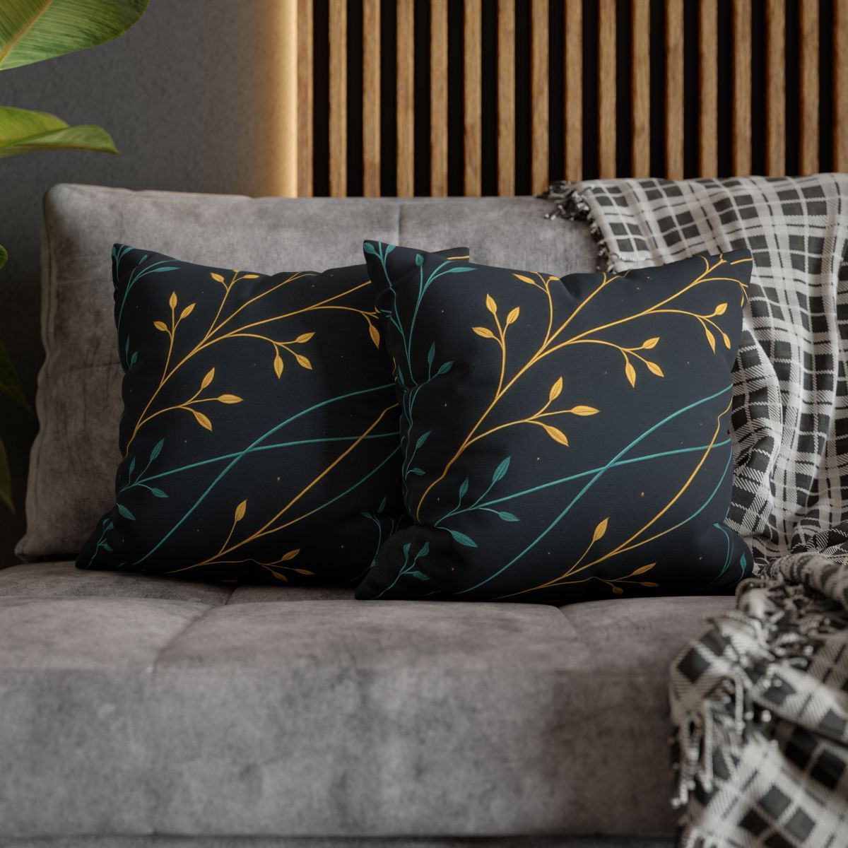 Starlit Vine Constellation unique gift pillow cases