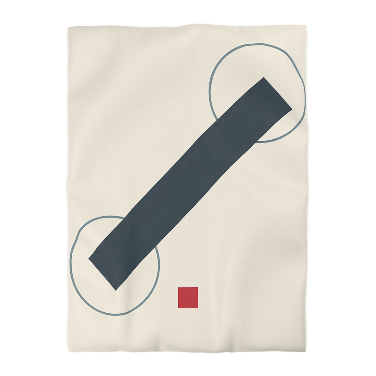 Diagonal Bar With Twin Orbits stylish duvet covers