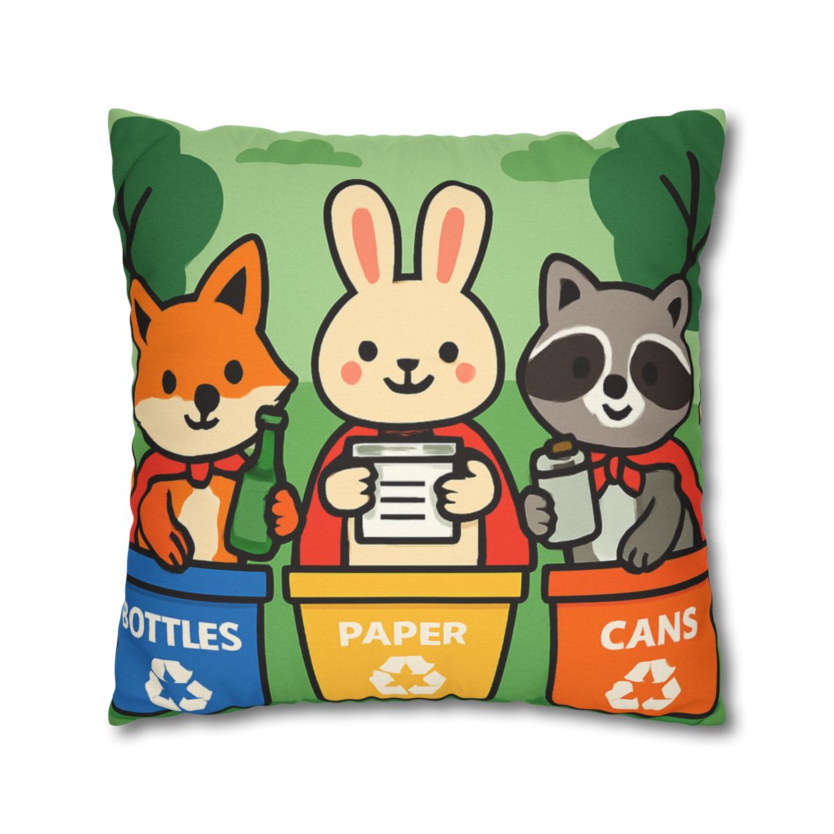 Forest Recycle Rangers unique gift pillow cases