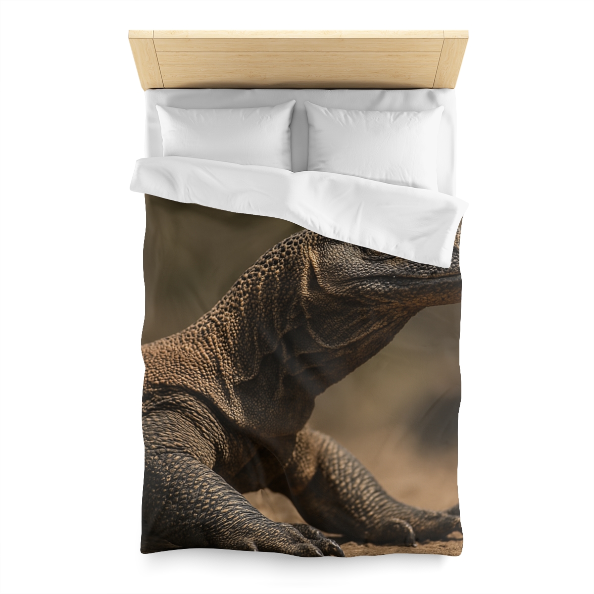 Ancient Sentinel Komodo Dragon soft comforter duvets