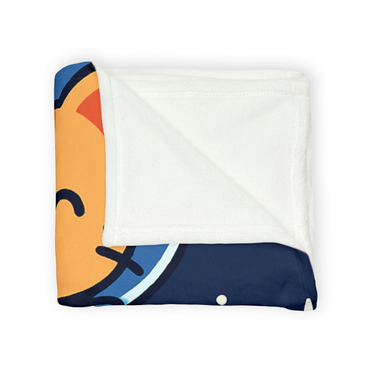 Curious Space Explorer Cat personalized cozy blankets