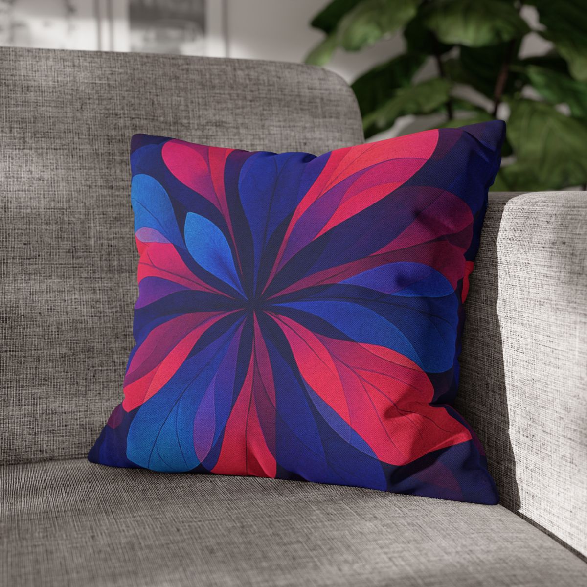 Petal Prism Overprint designer print pillow cases