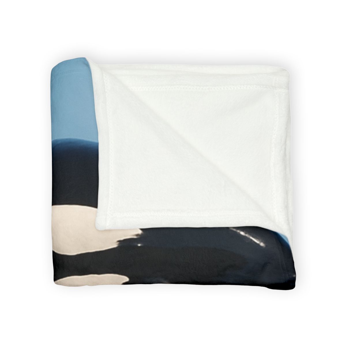 Tidal Monarch Orca soft fleece blankets