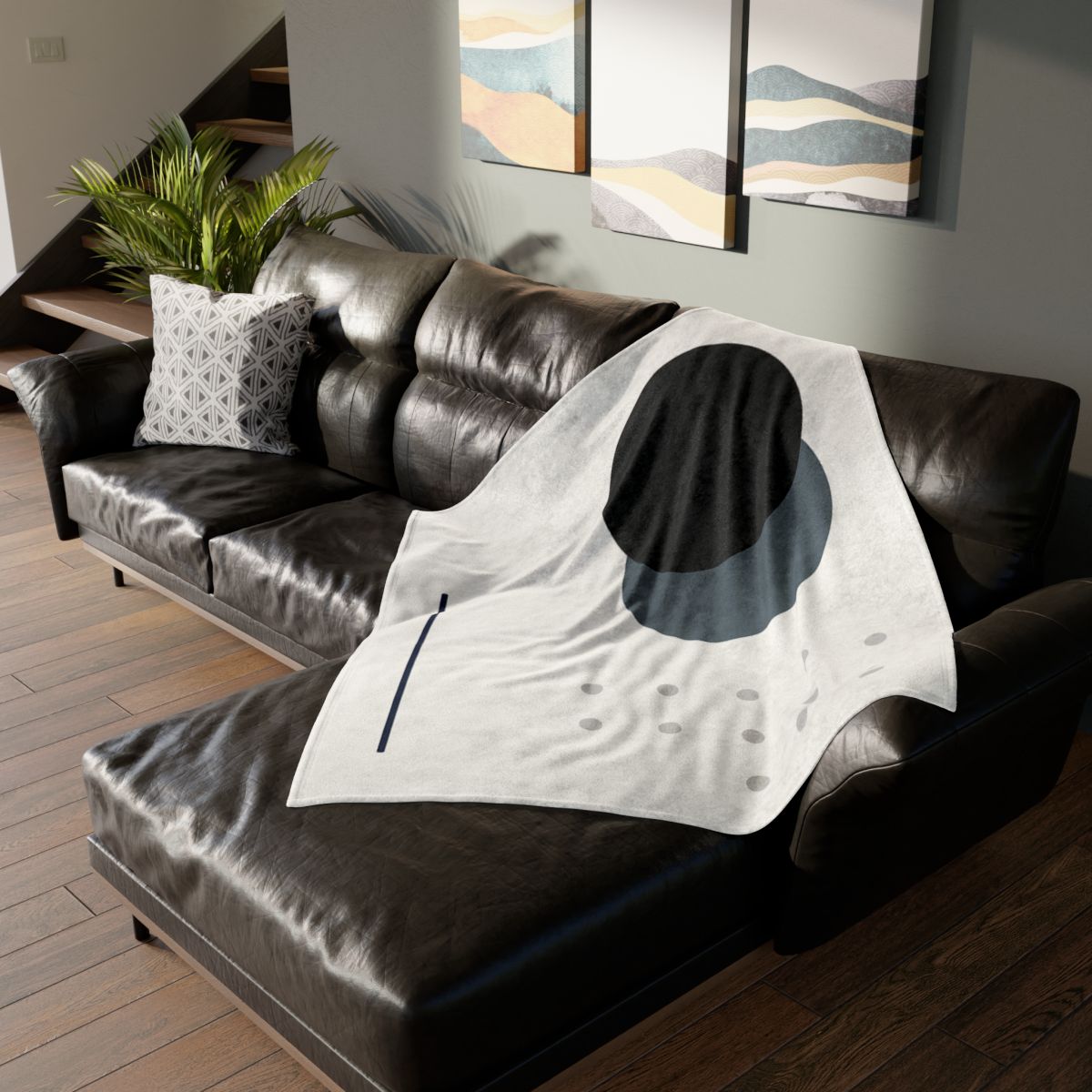 Binary Eclipse Dot Grid custom blankets