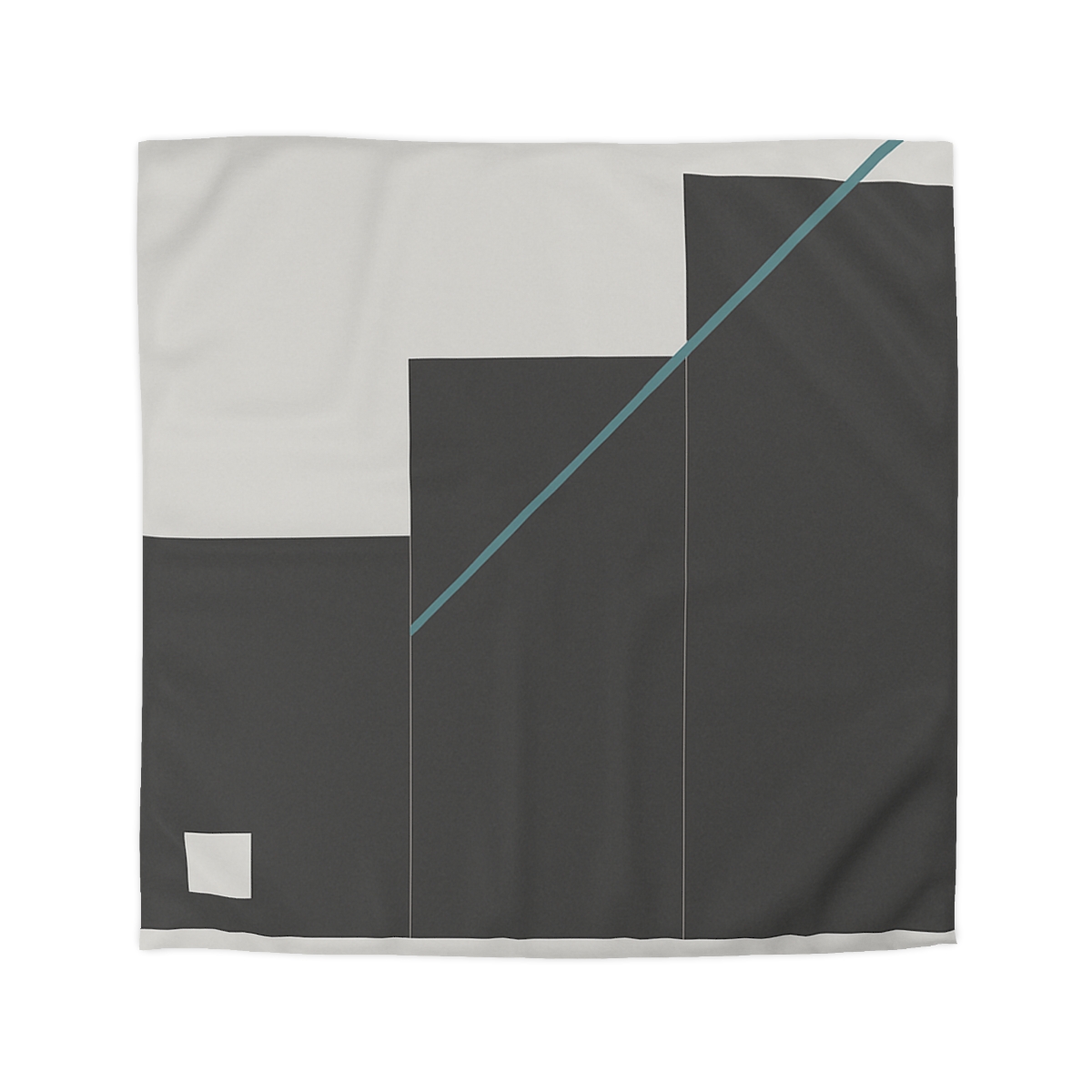 Stepped Rectangles With Quiet Diagonal designer printed duvets