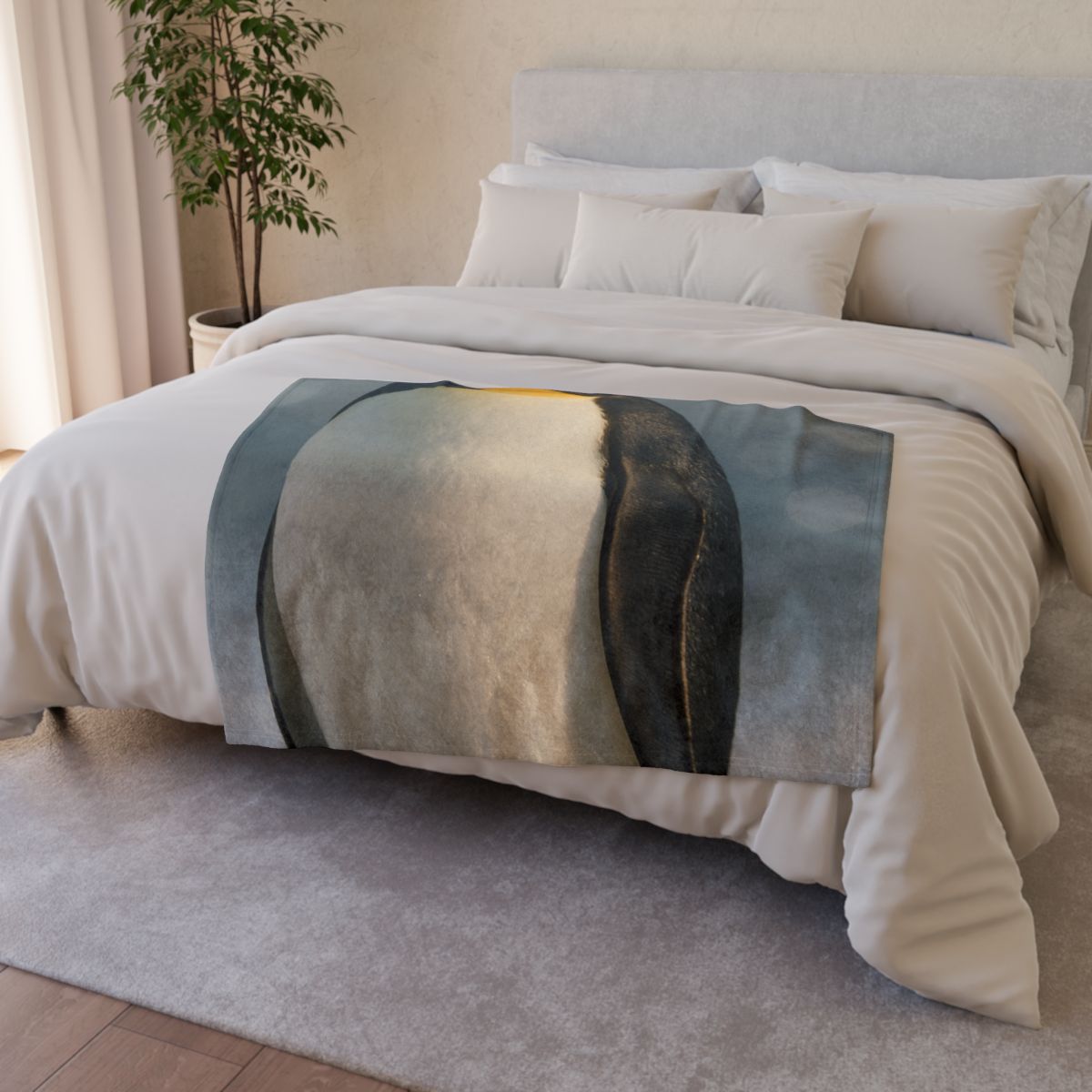 Velvet Eclipse Emperor Penguin custom blankets