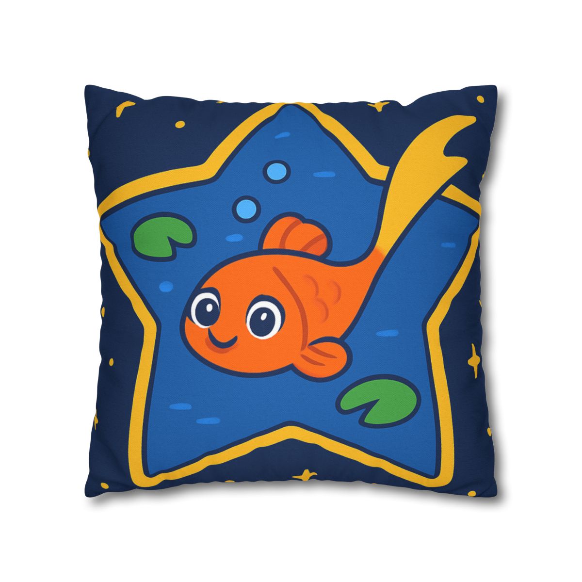 Comet Koi And The Star Pond designer print pillow cases