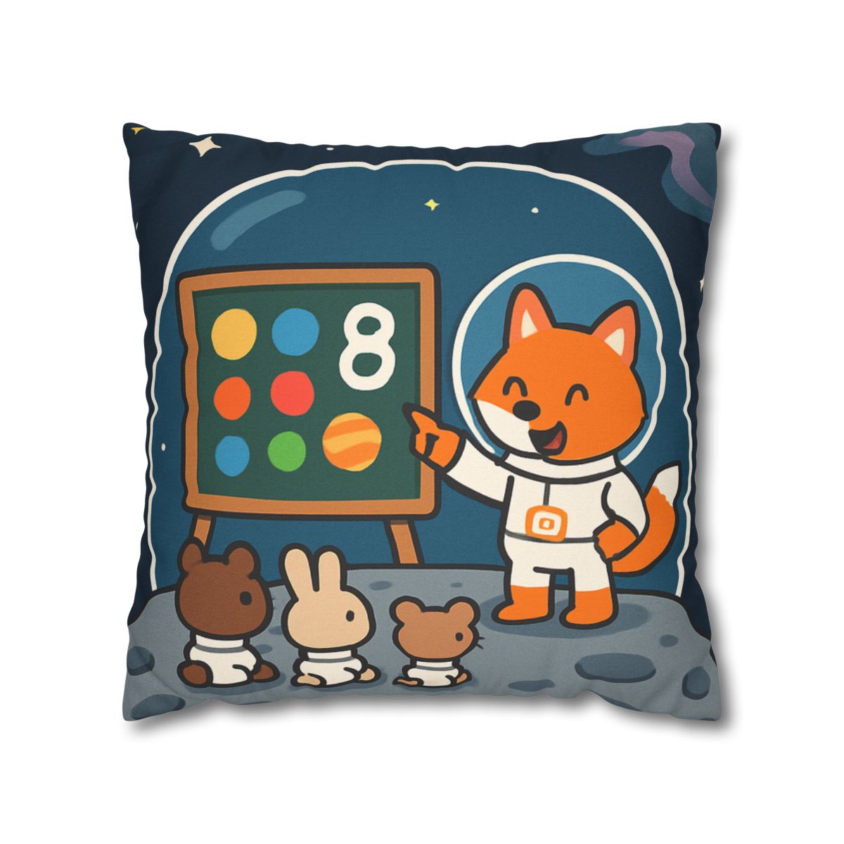 Comet Classroom With Astro Fox comfortable bedding pillow covers
