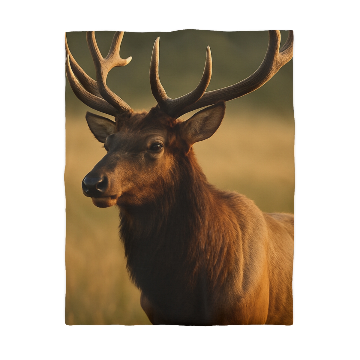 Antler Crown Mountain Elk soft comforter duvets