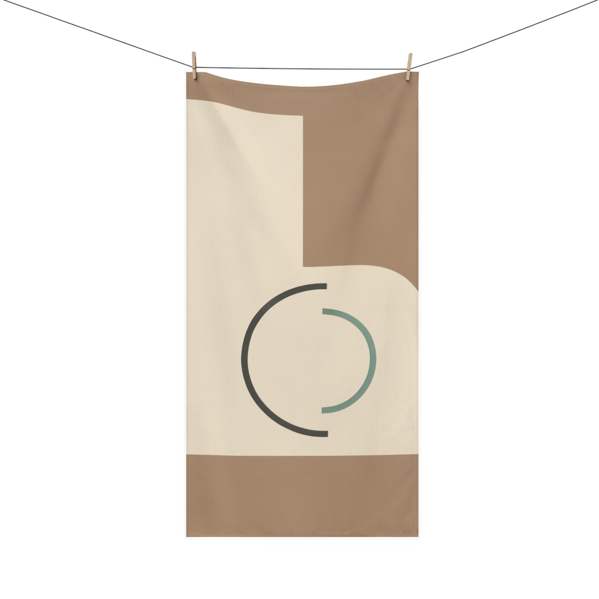 Negative Space L With Arc Duo unique gift towels