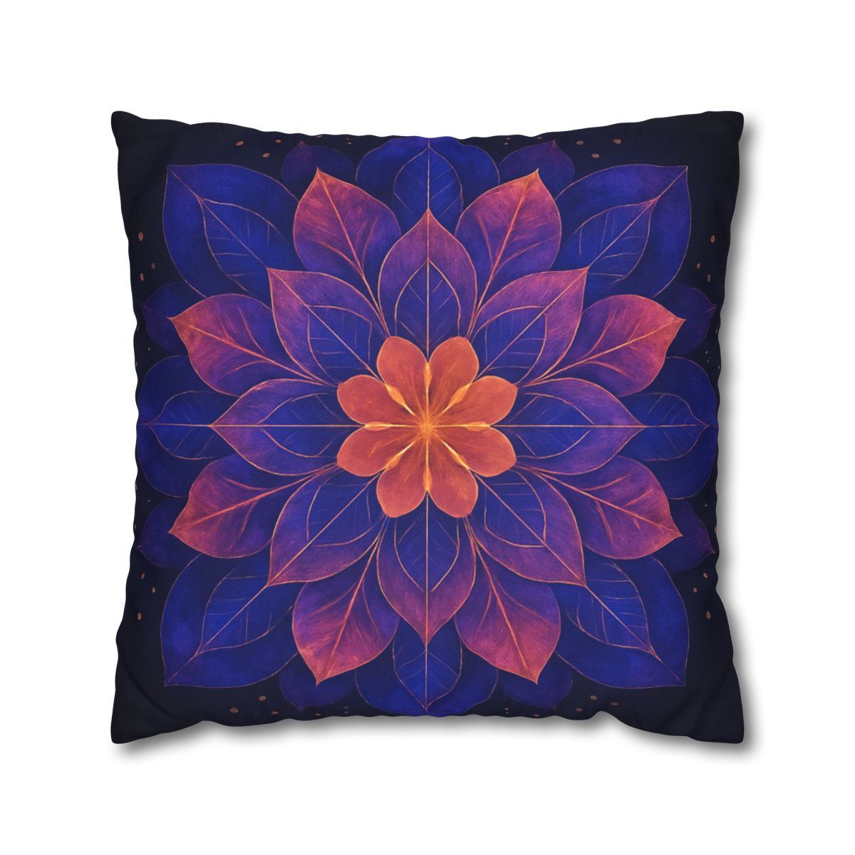 Petal Prism Mandala trendy patterned pillow cases