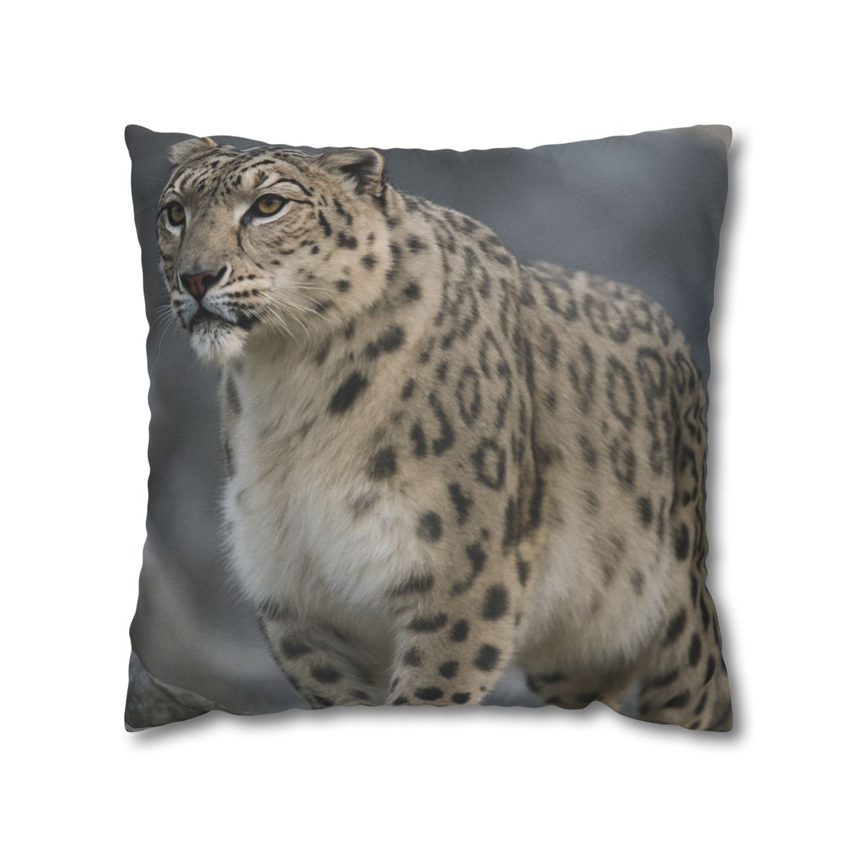 Snow Leopard Silent Summit trendy patterned pillow cases