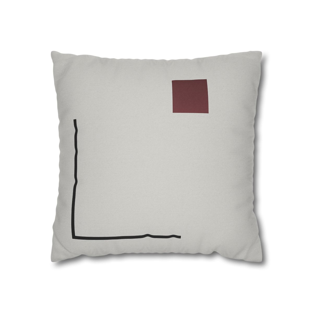 Corner Frame With Floating Square trendy patterned pillow cases