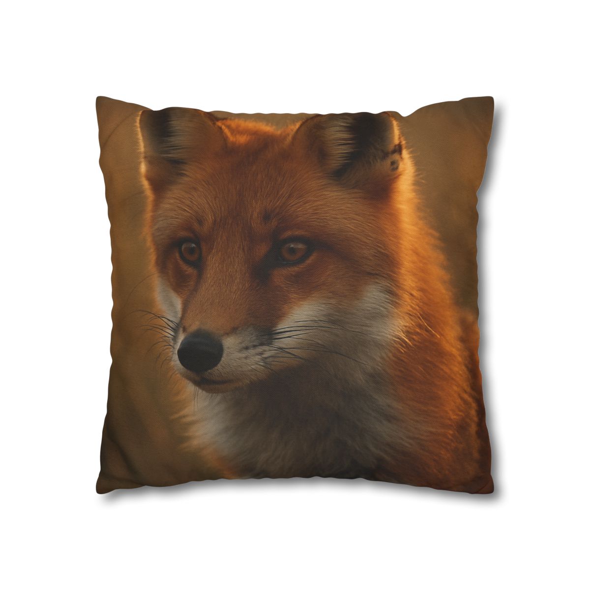 Crimson Whisper Red Fox soft cotton pillow cases
