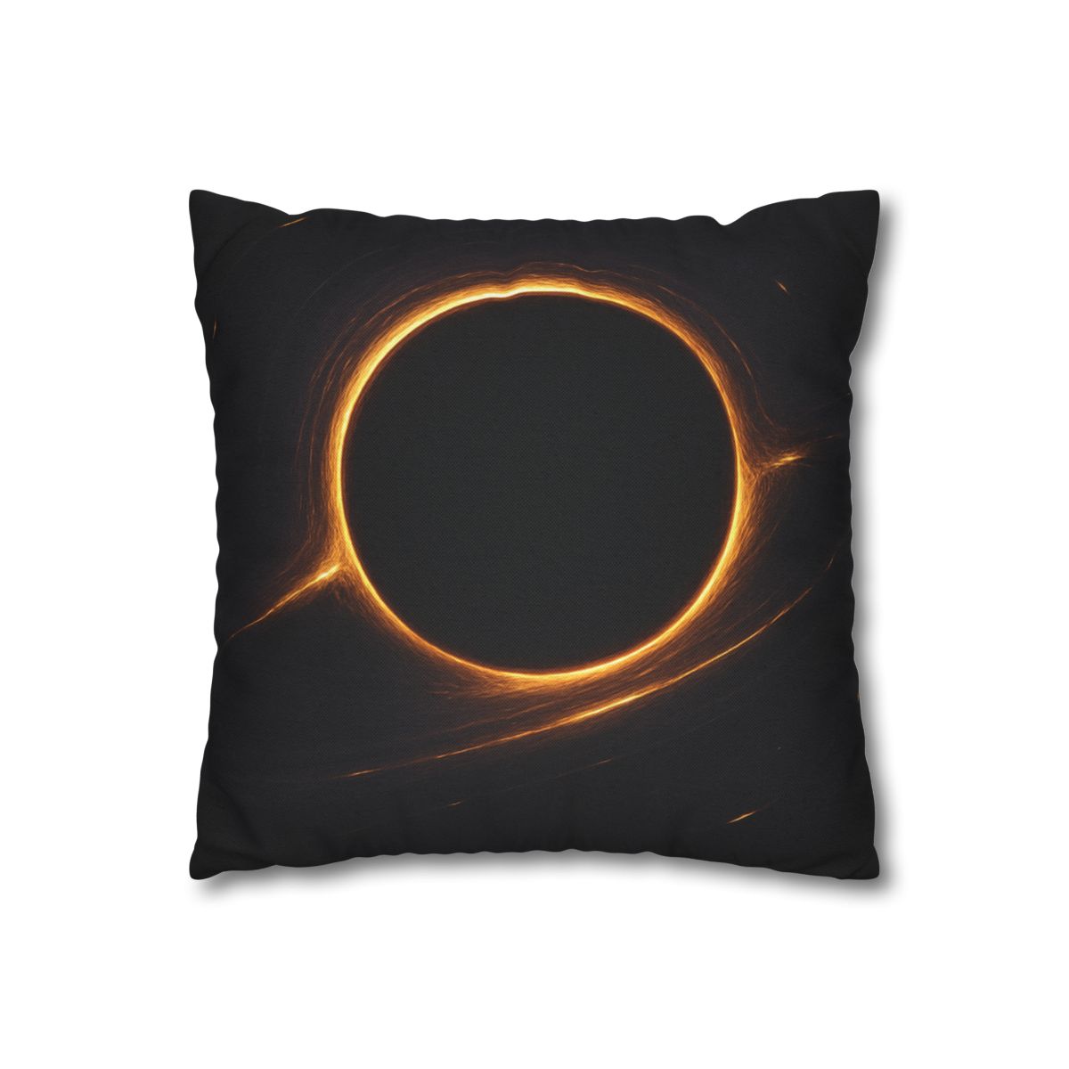 Black Hole Silhouette trendy patterned pillow cases