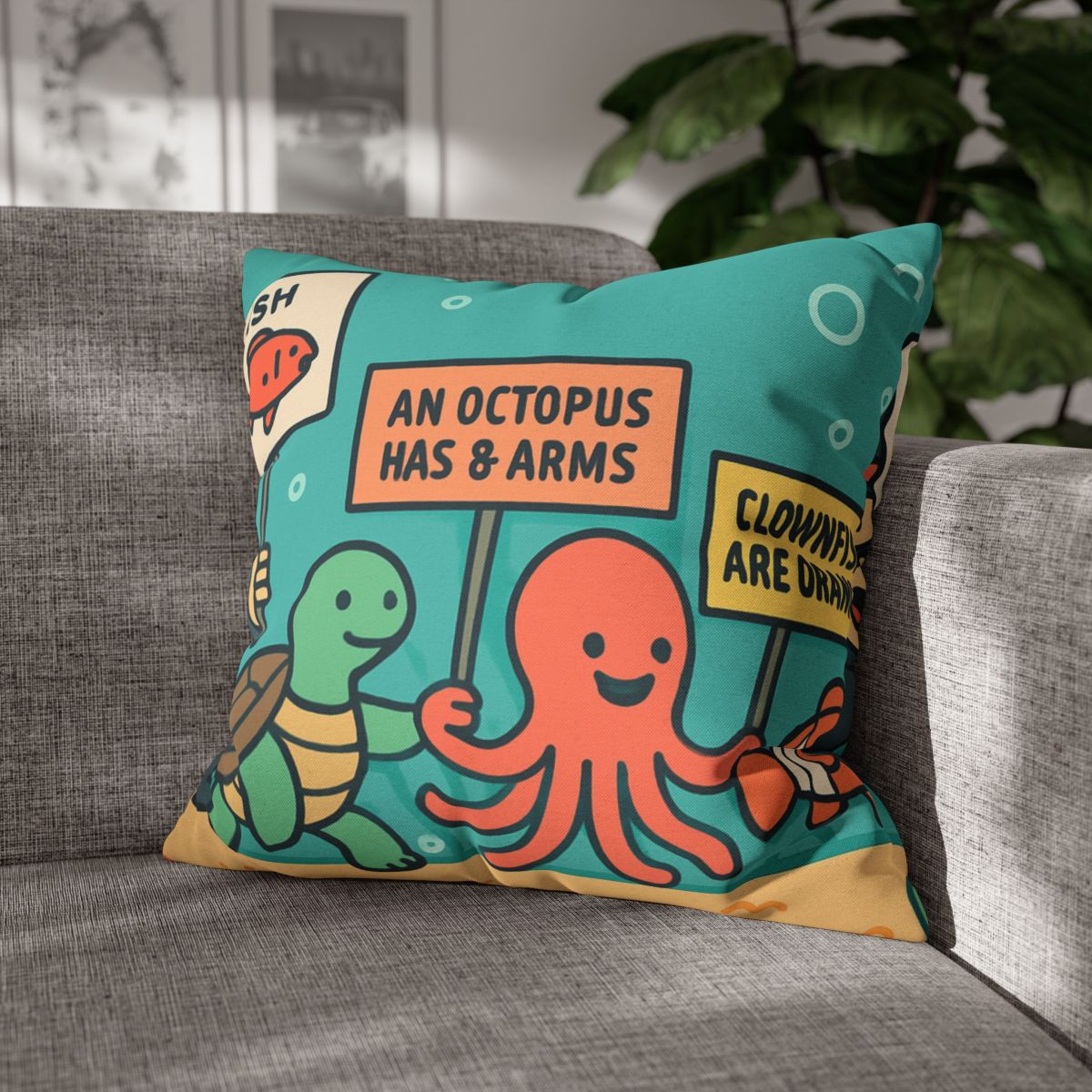 Coral Kingdom Science Parade custom pillow cases