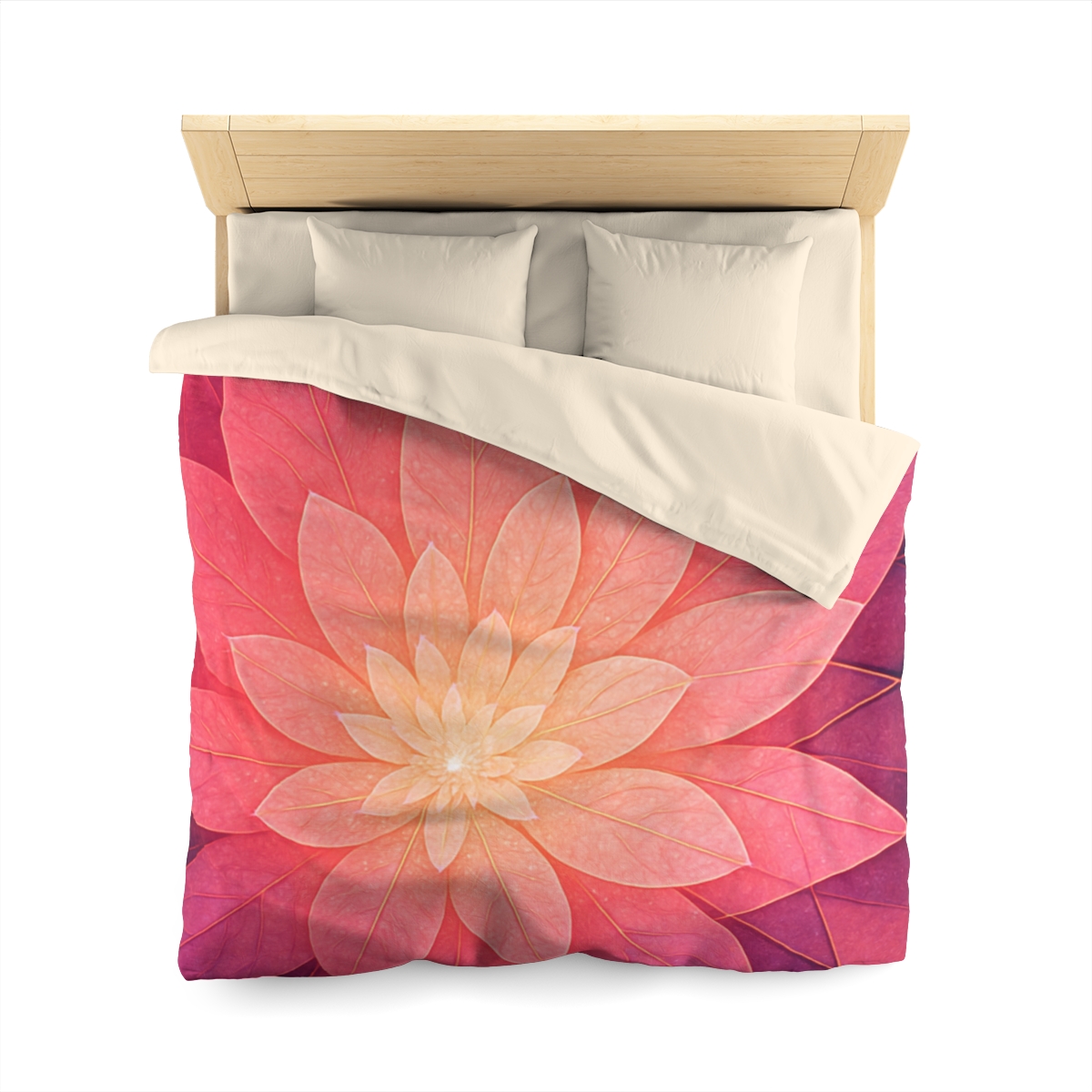 Petal Prism Overlap custom duvets