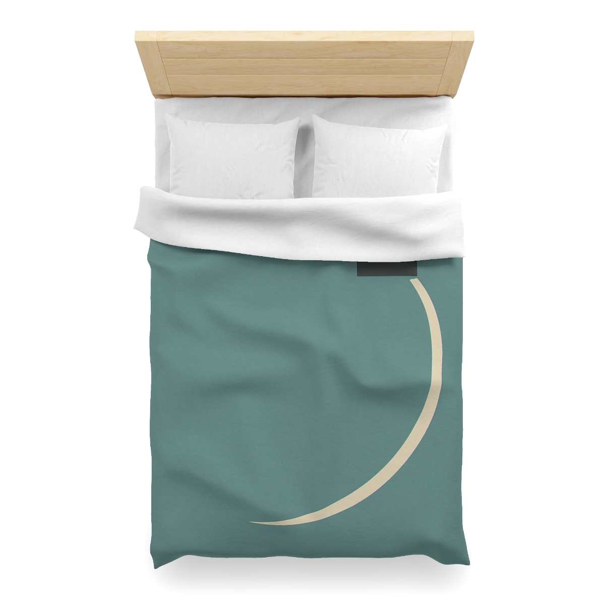 Negative Space Corner Arc duvets for gifts